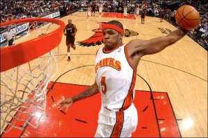 Josh Smith won't be enough for the Hawks to get by the Pacers. (powerade_2008 - photobucket)
