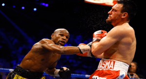 Guerrero had no answer for Mayweather's right hand.