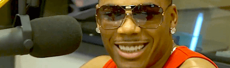 Rapper Nelly during a radio interview with the Breakfast Club