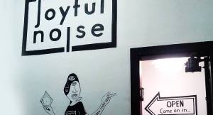 Inside of Joyful Noise Records