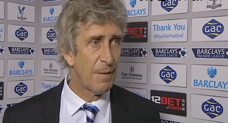 Manuel Pellegrini, manager of Manchester City