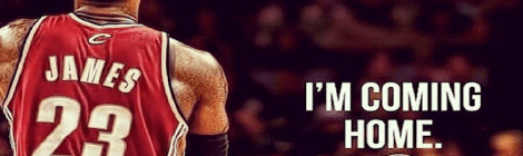 LeBron James heads back to Cleveland