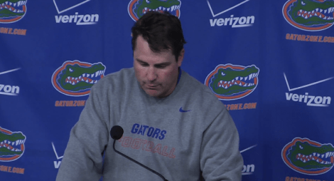 Fired Will Muschamp is sad