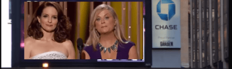 Tina Fey and Amy Poehler at Golden Globes