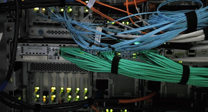 wires and circuits of a computer